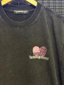 Camiseta Chrome Hearts “Pink Heart” Destonada - Pronta Entrega