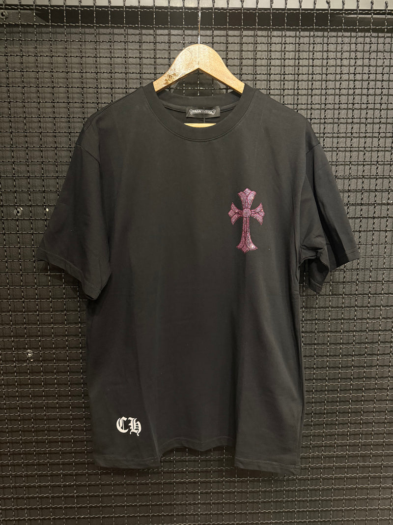 Camiseta Chrome Hearts Pink Cruz - Pronta Entrega