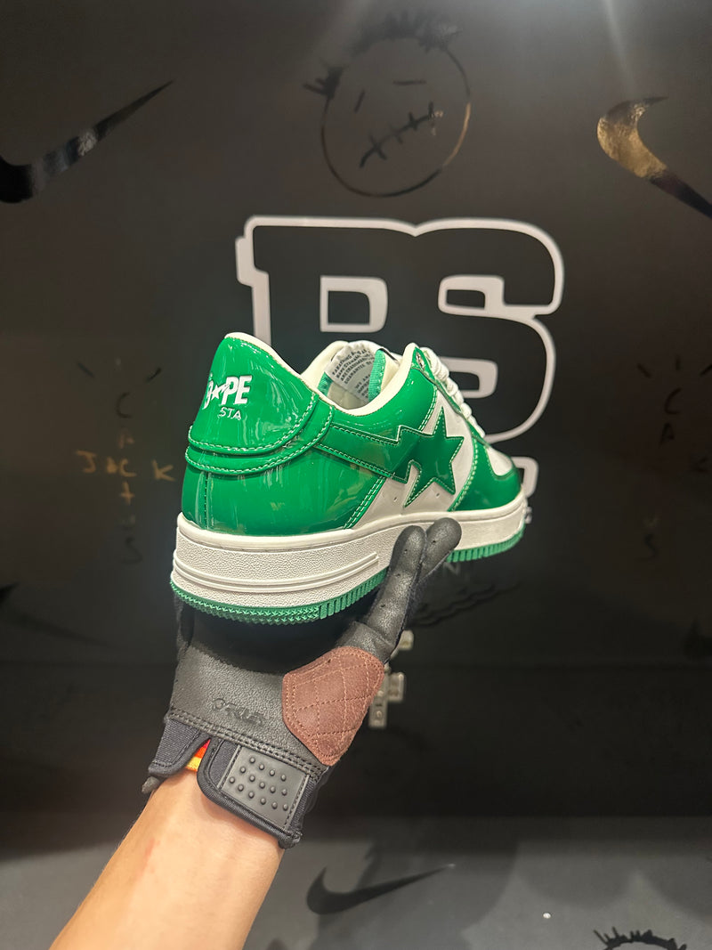 Tênis BAPE A Bathing APE Court Sta White Green - Pronta Entrega