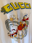 Camiseta Gucci Disney Donald Duck Branca - Pronta Entrega