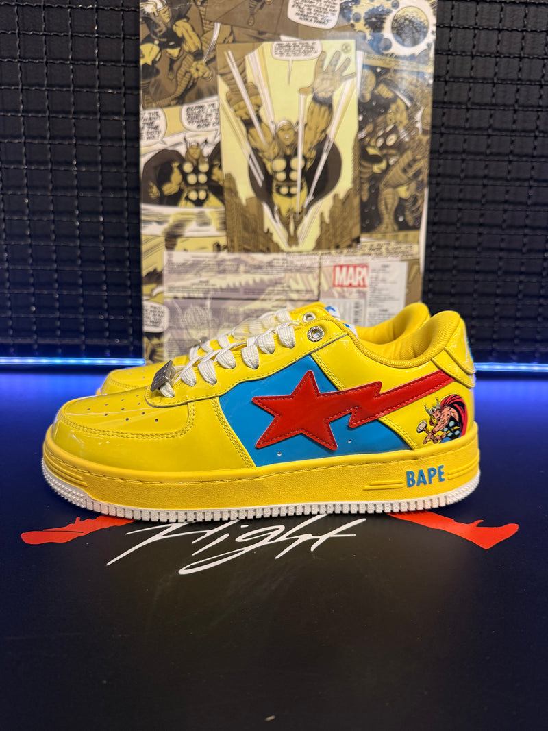 Tênis A Bathing Ape x Marvel Bapesta 'Thor' - Pronta Entrega