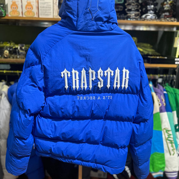Jaqueta Puffer Trapstar “It's a Secret” Azul - Pronta Entrega