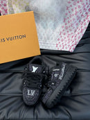 Louis Vuitton Black Crystal 'LV Trainer Maxi' - Encomenda