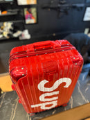Supreme Mala de Bordo 55x40x20 Aluminium Vermelha - Pronta Entrega