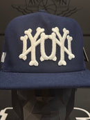 Boné oMA Studios NY NY Bones Blue - Pronta Entrega