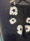 Short Denim Tears Bermuda The Cotton Wreath Black - Pronta Entrega