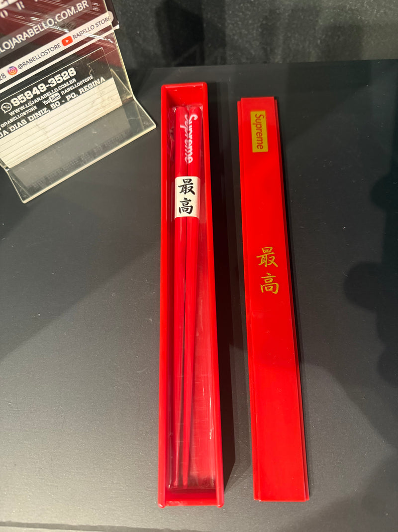 Supreme Hashi Chopsticks Set Red - Pronta Entrega