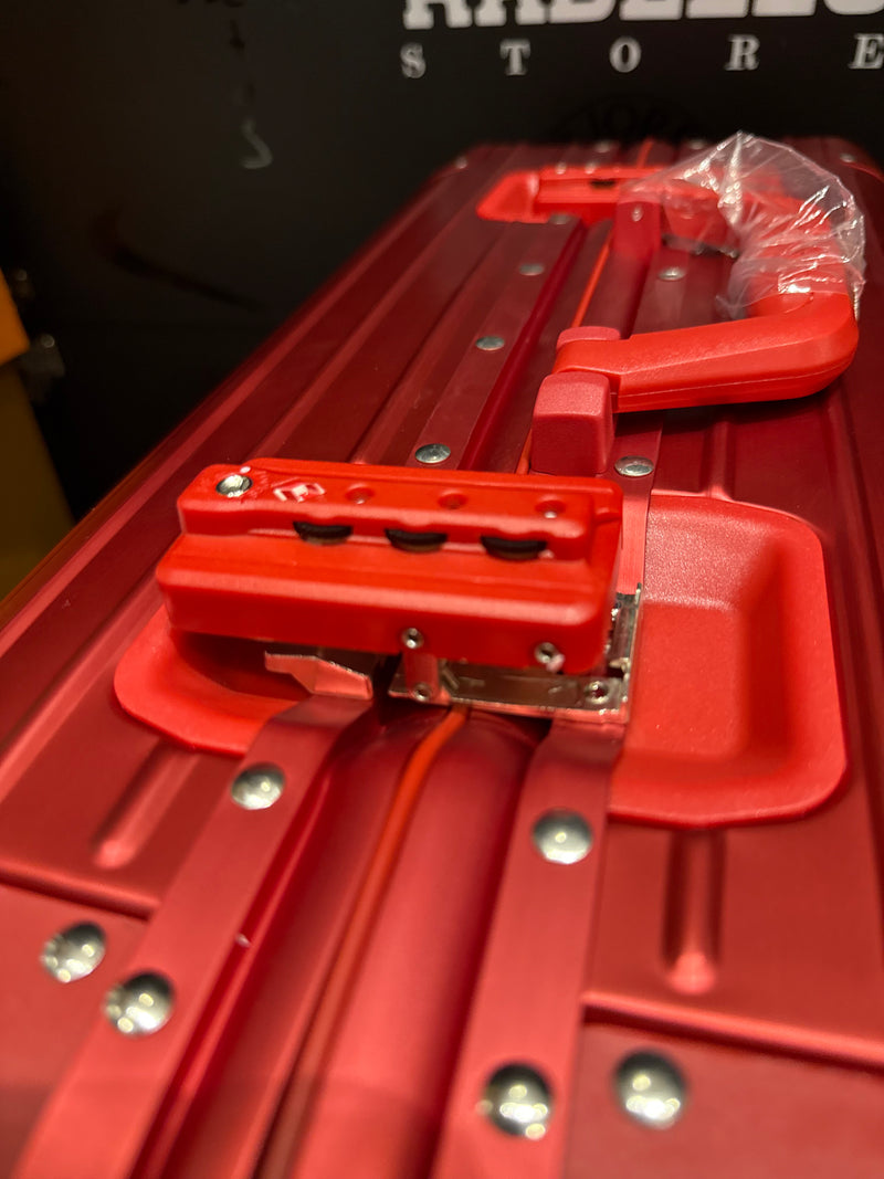 Mala Supreme Suitcase Alumínio Vermelha - Pronta Entrega