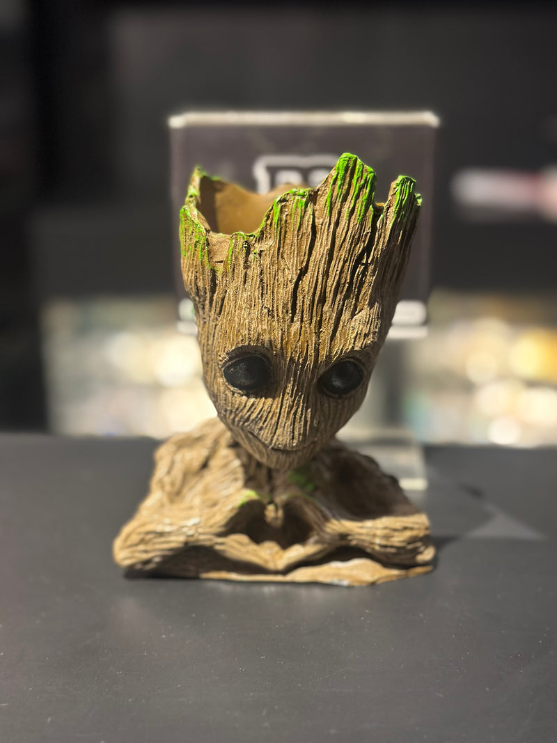 Boneco de Ação Guardiões da Galáxia Baby Groot 16cm Resina - Pronta Entrega