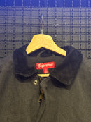 Jaqueta Supreme Old English Canvas Work Jacket Black - Pronta Entrega