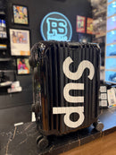 Supreme Mala de Bordo 55x40x20 Aluminium Black - Pronta Entrega