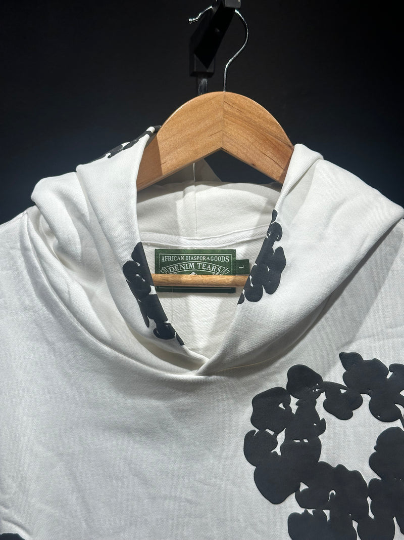 Conjunto Denim Tears White/Black Moletom + Calça - Pronta Entrega