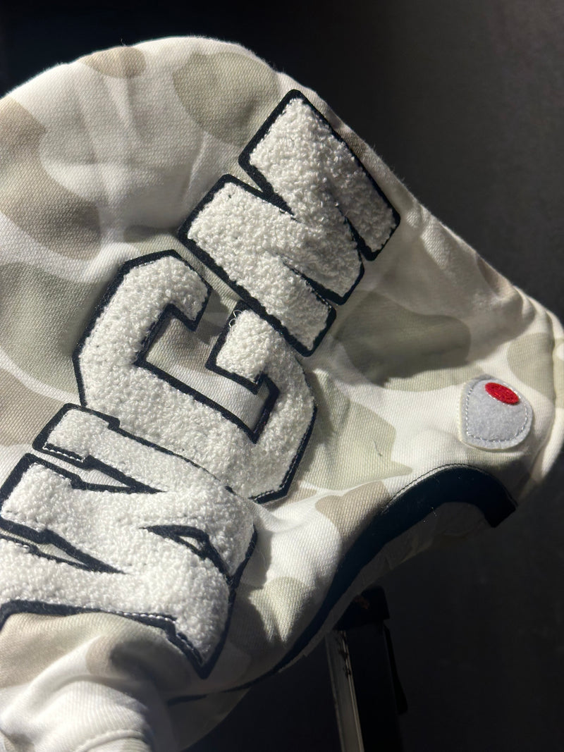 Jaqueta Bape Shark Half Camo White Full Zip - Pronta Entrega