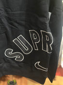 Moletom Supreme Logo Lateral Low Preto - Pronta Entrega