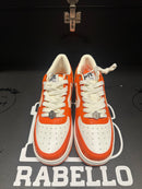 Tênis BAPE A Bathing APE Court Sta Orange - Pronta Entrega