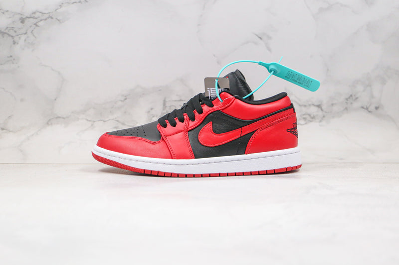 Jordan 1 Low Bred Toe Red - Encomenda