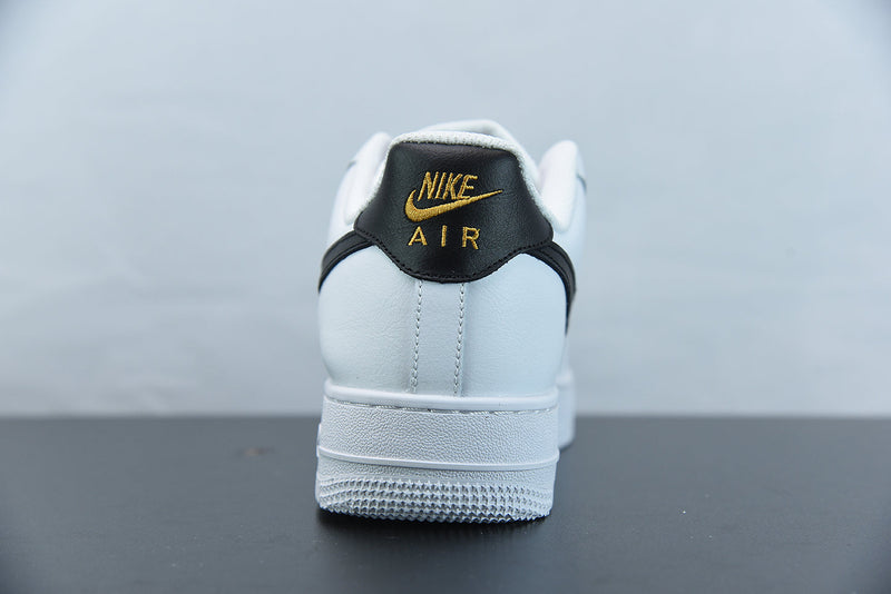 Nike Air Force 1 Essential White Black Gold - Encomenda
