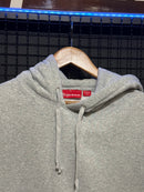 Moletom Supreme Back Logo Cinza - Pronta Entrega