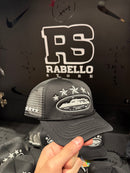 Boné Corteiz 4Starz Alcatraz Trucker Preto - Pronta Entrega