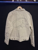 Jaqueta Jeans Corteiz x Denim Genes White - Pronta Entrega