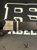 Cinto Burberry Black Fivela Silver 120 CM  - Pronta Entrega