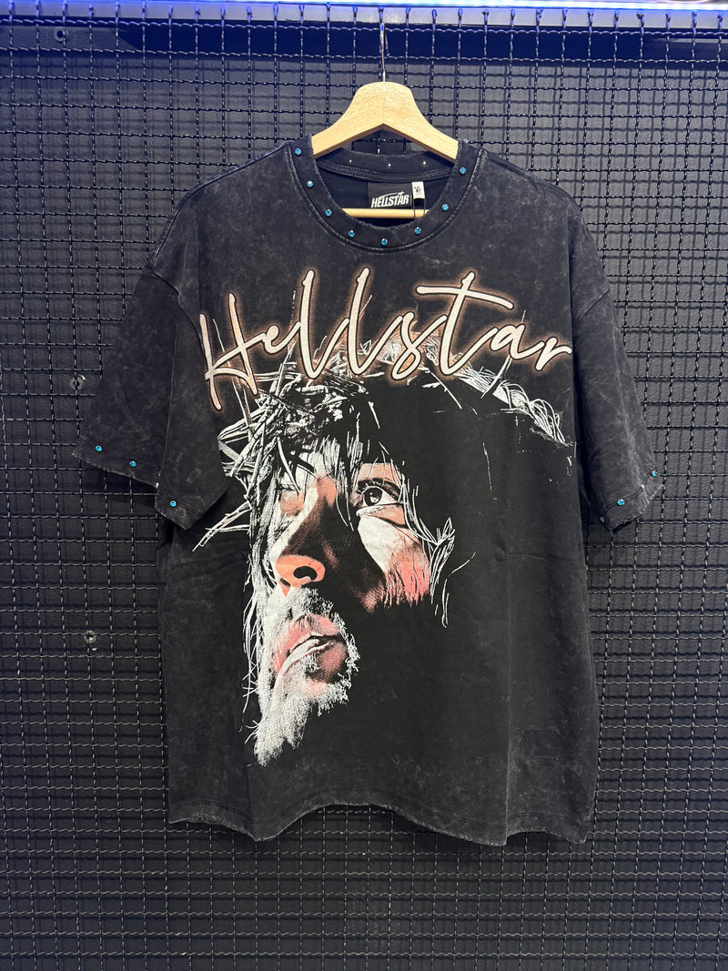 Camiseta Hellstar Jesus Black - Pronta Entrega