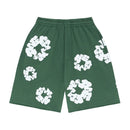 Shorts Denim Tears The Cotton Wreath Green - Encomenda