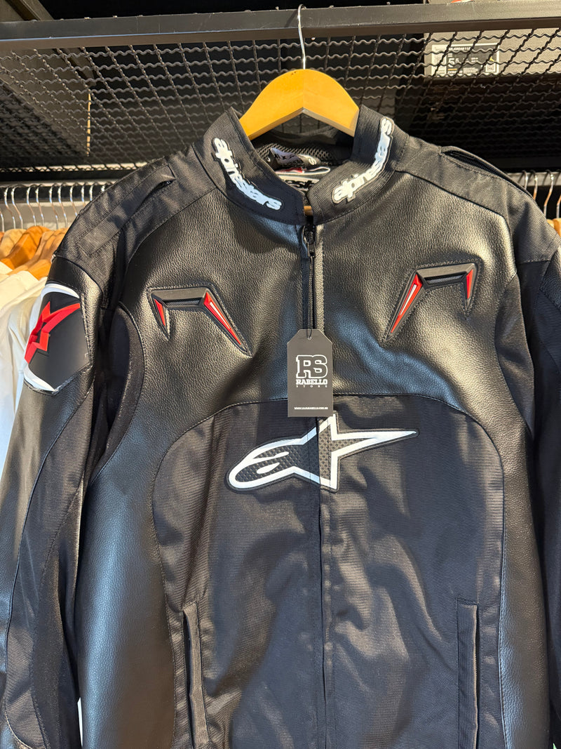 Jaqueta Alpinestars Advance Preto Vermelho - Pronta Entrega