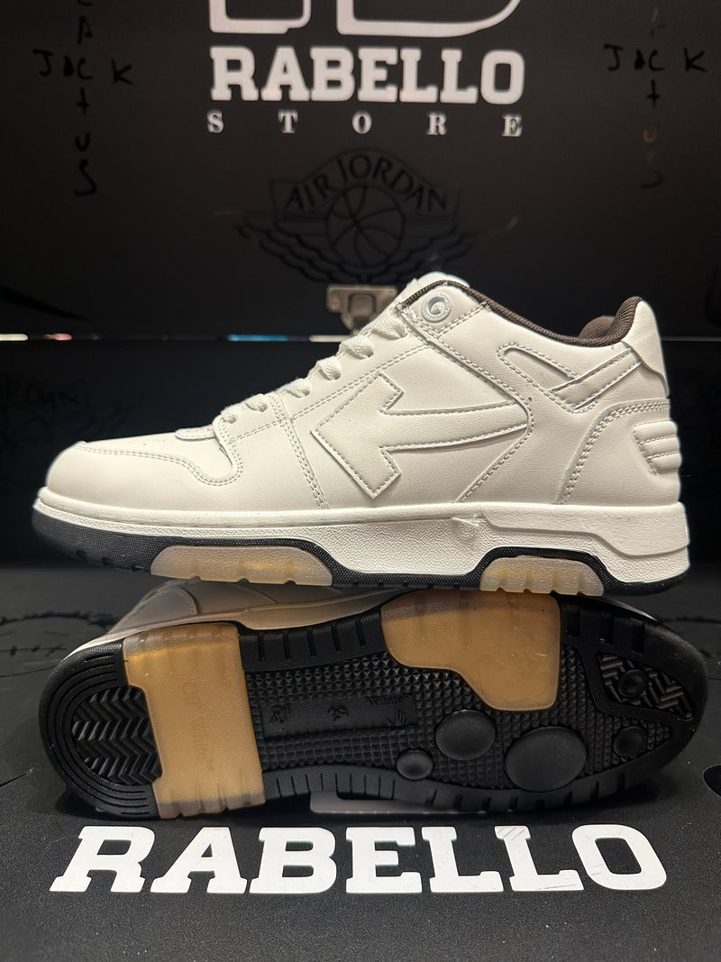 Tênis Off-White Out of Office Logo Black White - Pronta Entrega