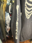 Moletom Saint Skeleton Cinza - Pronta Entrega