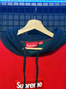 Moletom Supreme Multicolor Box Logo 2024 Creme - Pronta Entrega