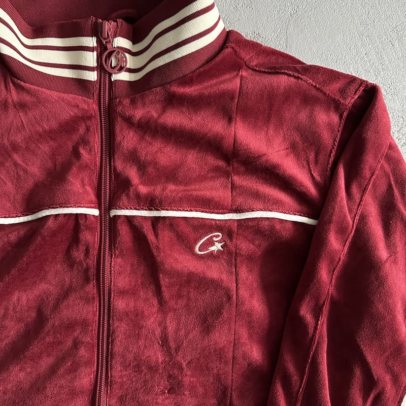 Conjunto Corteiz Veludo Vermelho - Encomenda
