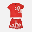 Conjunto Shorts Synaworld Vermelho - Encomenda