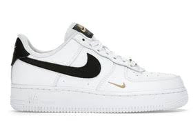 Nike Air Force 1 Essential White Black Gold - Encomenda