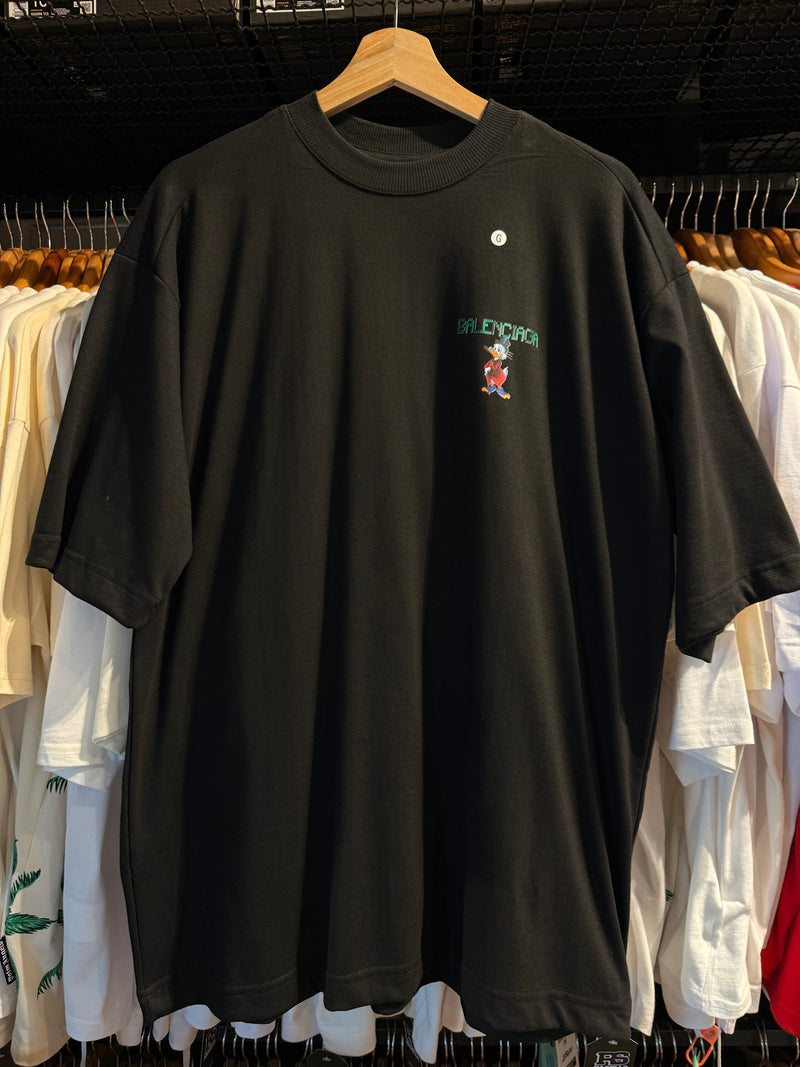 Camiseta BALENCIAGA Tio Patinhas Preta - Pronta Entrega