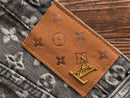 Calça Louis Vuitton Distressed Baggy Monogram Jeans - Encomenda