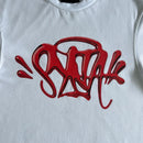 Camiseta Synaworld 'Syna Logo' White/Red - Encomenda