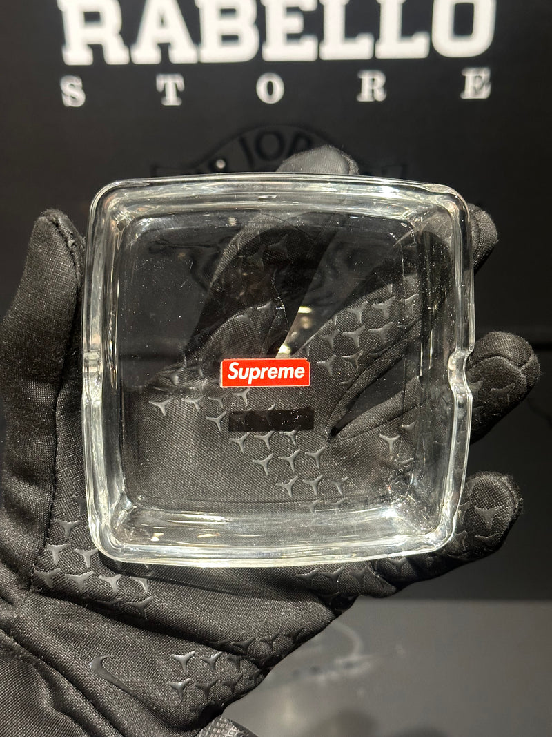 Cinzeiro Supreme Vidro Debossed Clear - Pronta Entrega