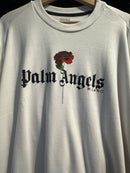 Camiseta PALM ANGELS ROSE FLOWER Branco - Pronta Entrega