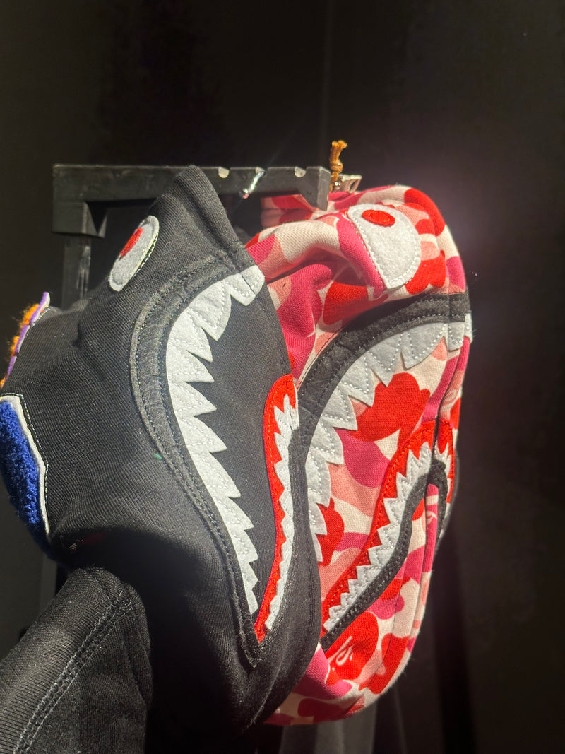 Jaqueta Bape Shark Black Duo Hoodie Full Zip - Pronta Entrega
