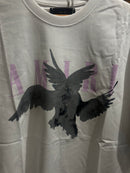 Camiseta Amiri Two Birds Branca - Pronta Entrega