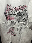 Camiseta Hellstar “Has Your Progress Been Saved?” Branca - Pronta Entrega