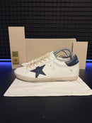 Tênis Golden Goose Super-Star White Blue Star - Pronta Entrega