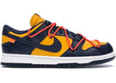 Nike Dunk Low Off White University Gold Mindnight Navy - Encomenda