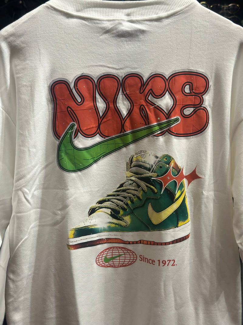 Camiseta Nike Swoosh Jordan Branca - Pronta Entrega
