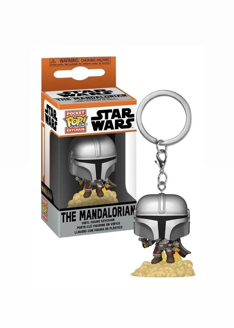 Chaveiro Boneco Funko Pocket Pop The Mandalorian #2 Star Wars - Pronta Entrega