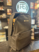 Mochila Essentials Couro Preto Mini Logo - Pronta Entrega