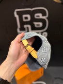 Boné Louis Vuitton Logos Azul Destonado Com Box - Pronta Entrega