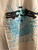 Camiseta Sp5der Off White Black/Blue - Pronta Entregaa