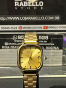 Relógio Casio Quartz Vintage Fundo Gold - Pronta Entrega